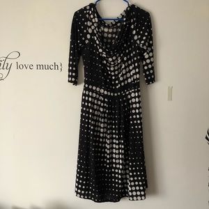 Cowl neck dress